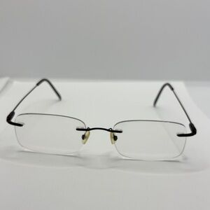 Men’s sleek silhouette Rimless Glasses NR 1007 CSN Bronze Brown